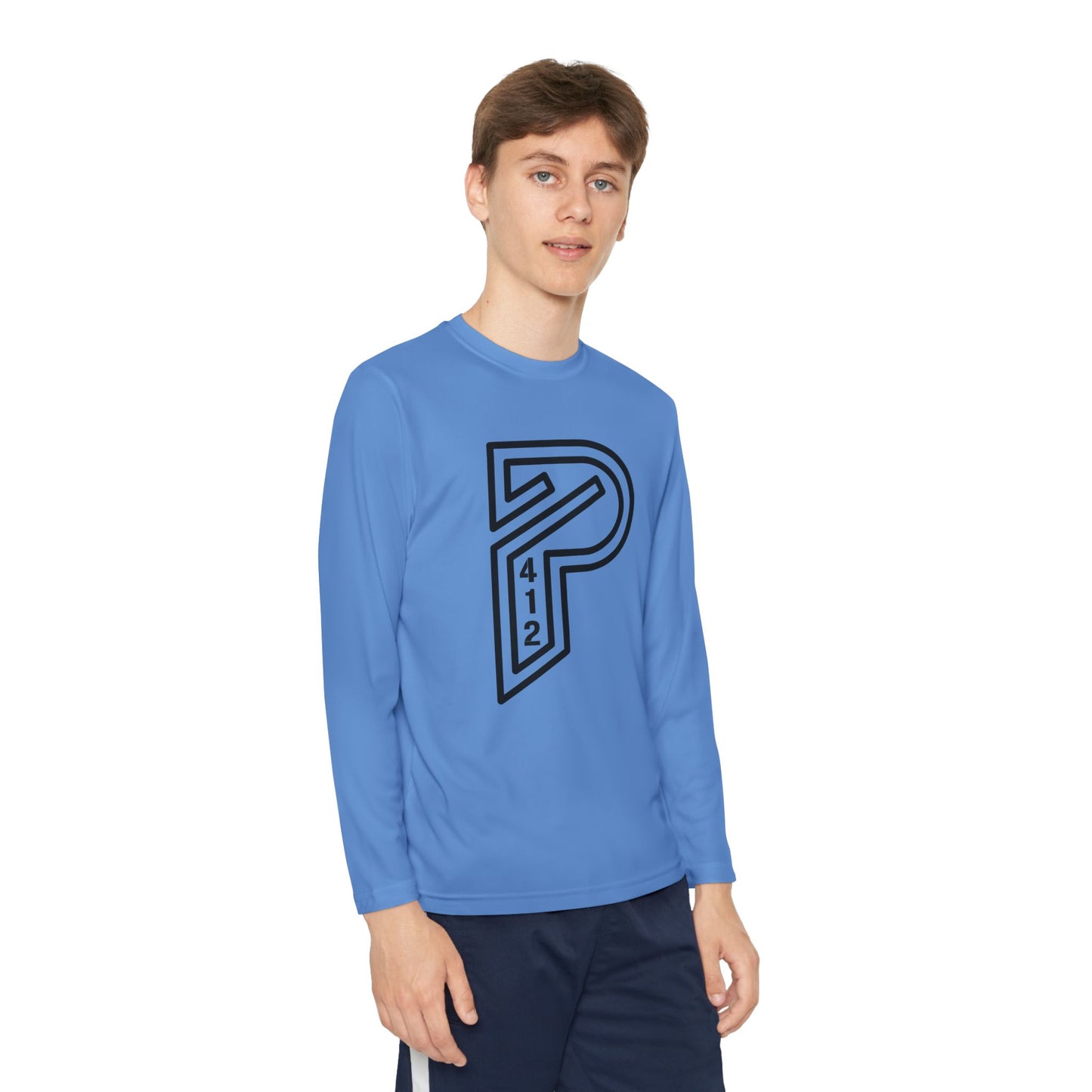 Youth Long Sleeve Bridges Color Rush Black Tee