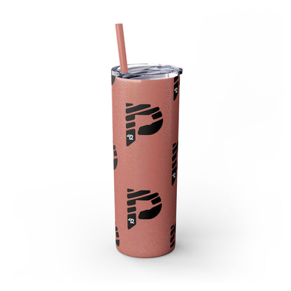 Color Rush Skinny Tumbler with Straw, 20oz