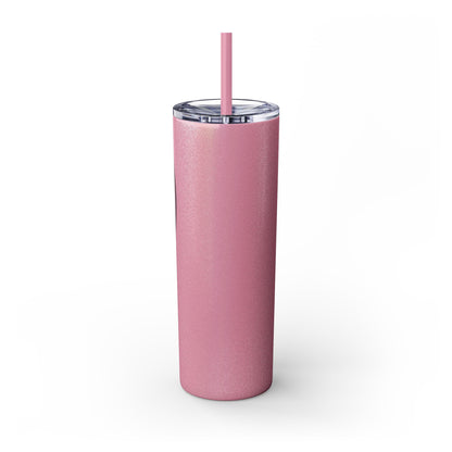 Bridges Skinny Tumbler with Straw, 20oz