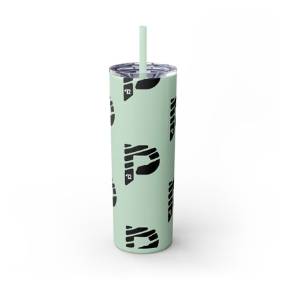 Color Rush Skinny Tumbler with Straw, 20oz