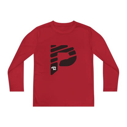 Youth Long Sleeve Color Rush Black Tee