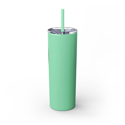 Bridges Skinny Tumbler with Straw, 20oz