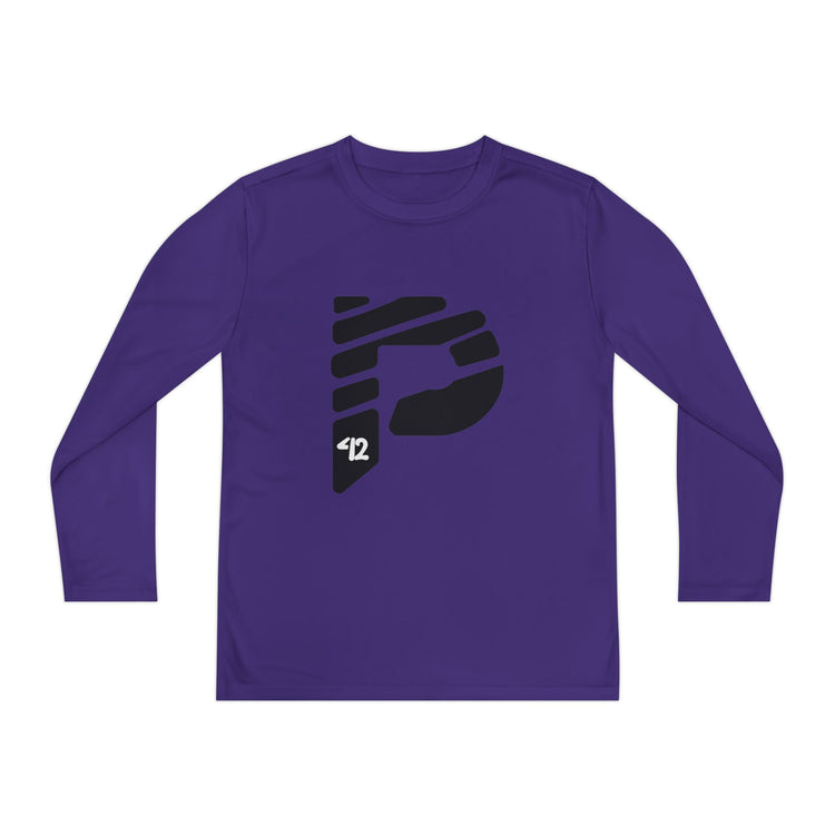 Youth Long Sleeve Color Rush Black Tee