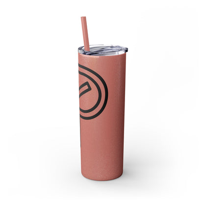 Bridges Skinny Tumbler with Straw, 20oz