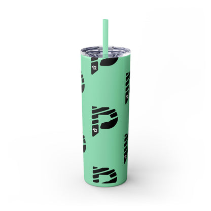 Color Rush Skinny Tumbler with Straw, 20oz