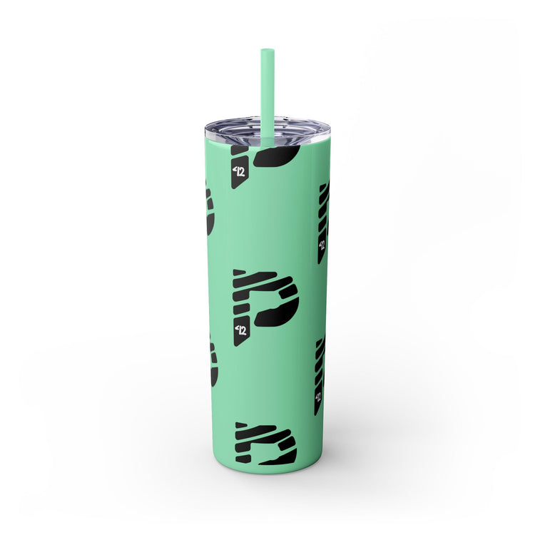 Color Rush Skinny Tumbler with Straw, 20oz
