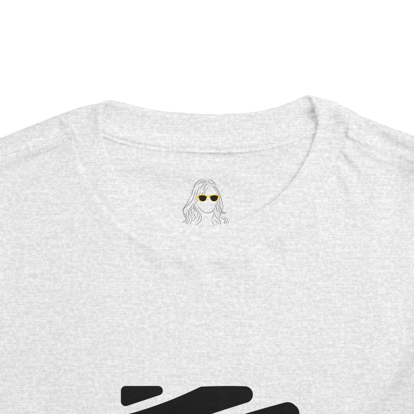 Toddler Short Sleeve Color Rush Black Tee