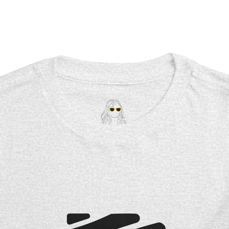 Toddler Short Sleeve Color Rush Black Tee