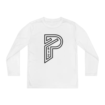 Youth Long Sleeve Bridges Color Rush Black Tee