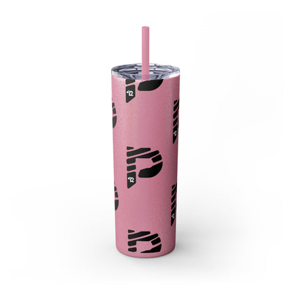 Color Rush Skinny Tumbler with Straw, 20oz