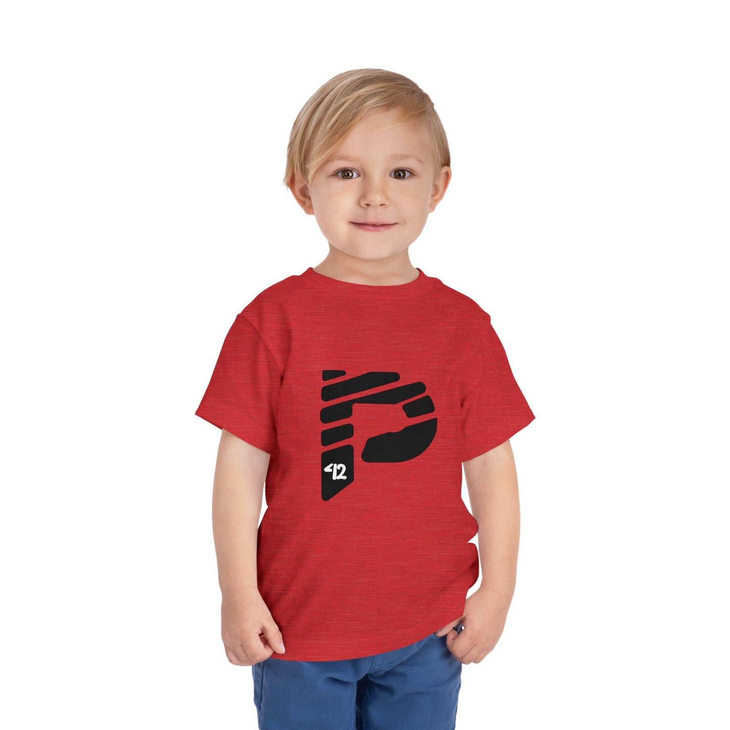 Toddler Short Sleeve Color Rush Black Tee