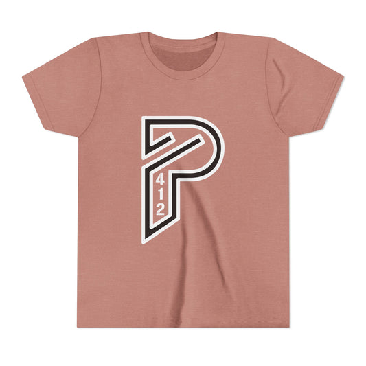 Youth Short Sleeve Bridges Color Rush White Tee