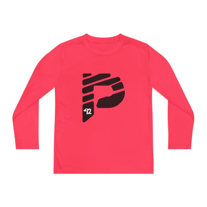 Youth Long Sleeve Color Rush Black Tee