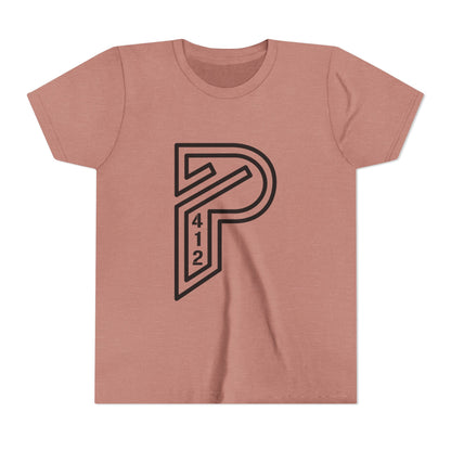 Youth Short Sleeve Bridges Color Rush Black Tee