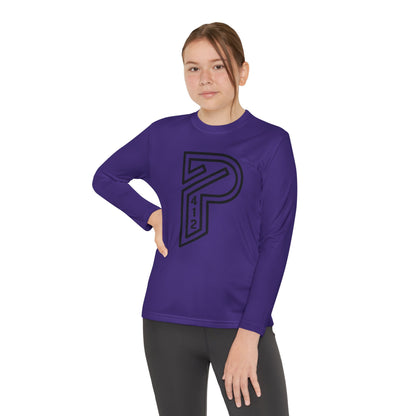 Youth Long Sleeve Bridges Color Rush Black Tee