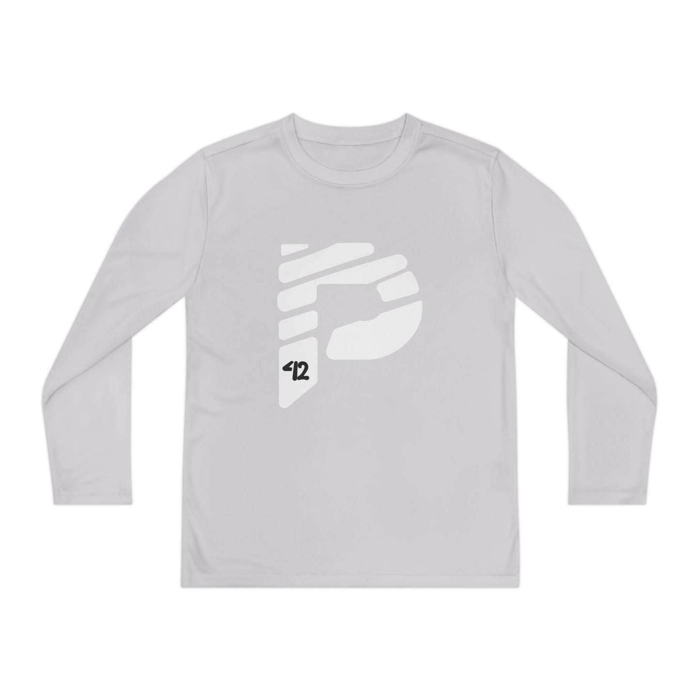 Youth Long Sleeve Color Rush White Tee