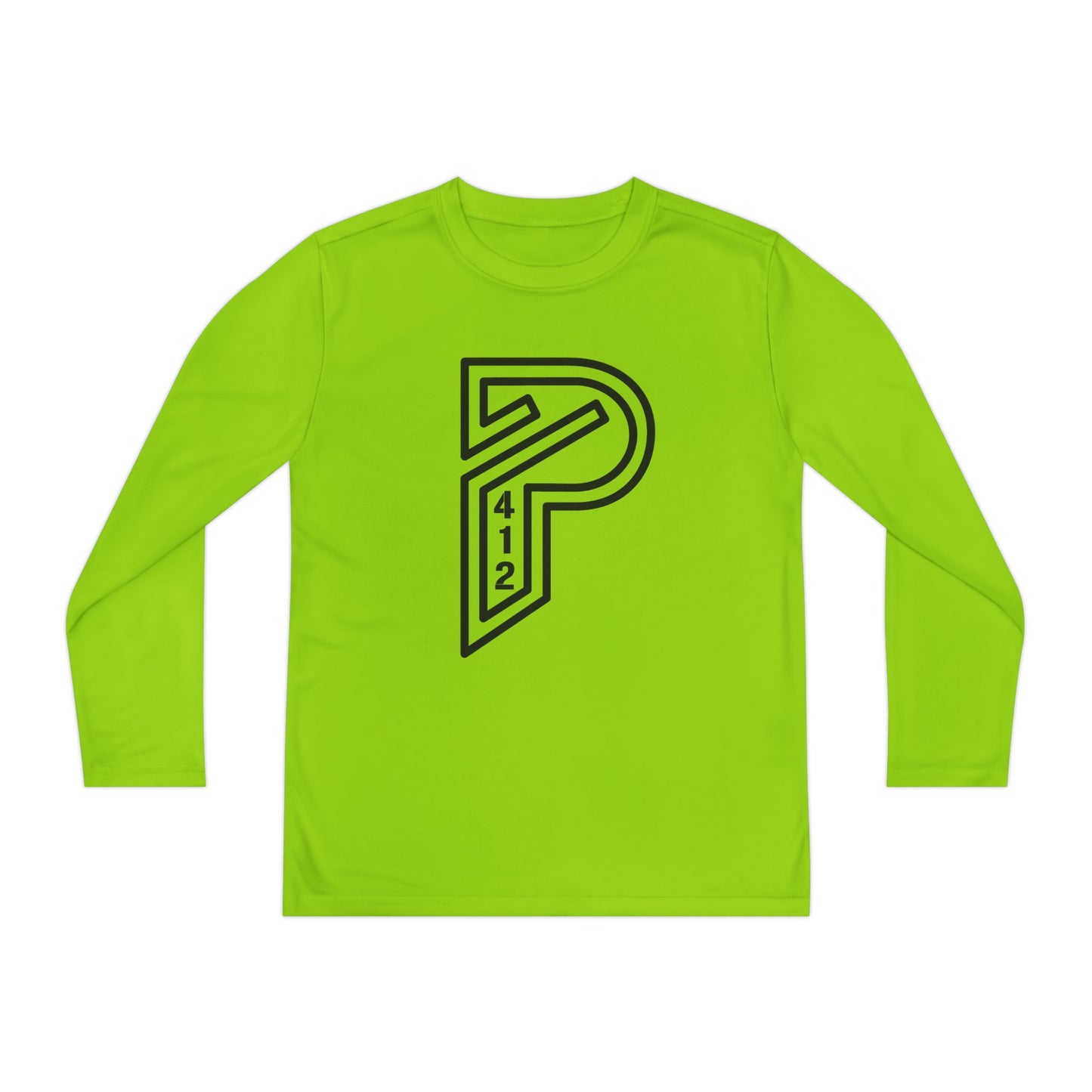 Youth Long Sleeve Bridges Color Rush Black Tee
