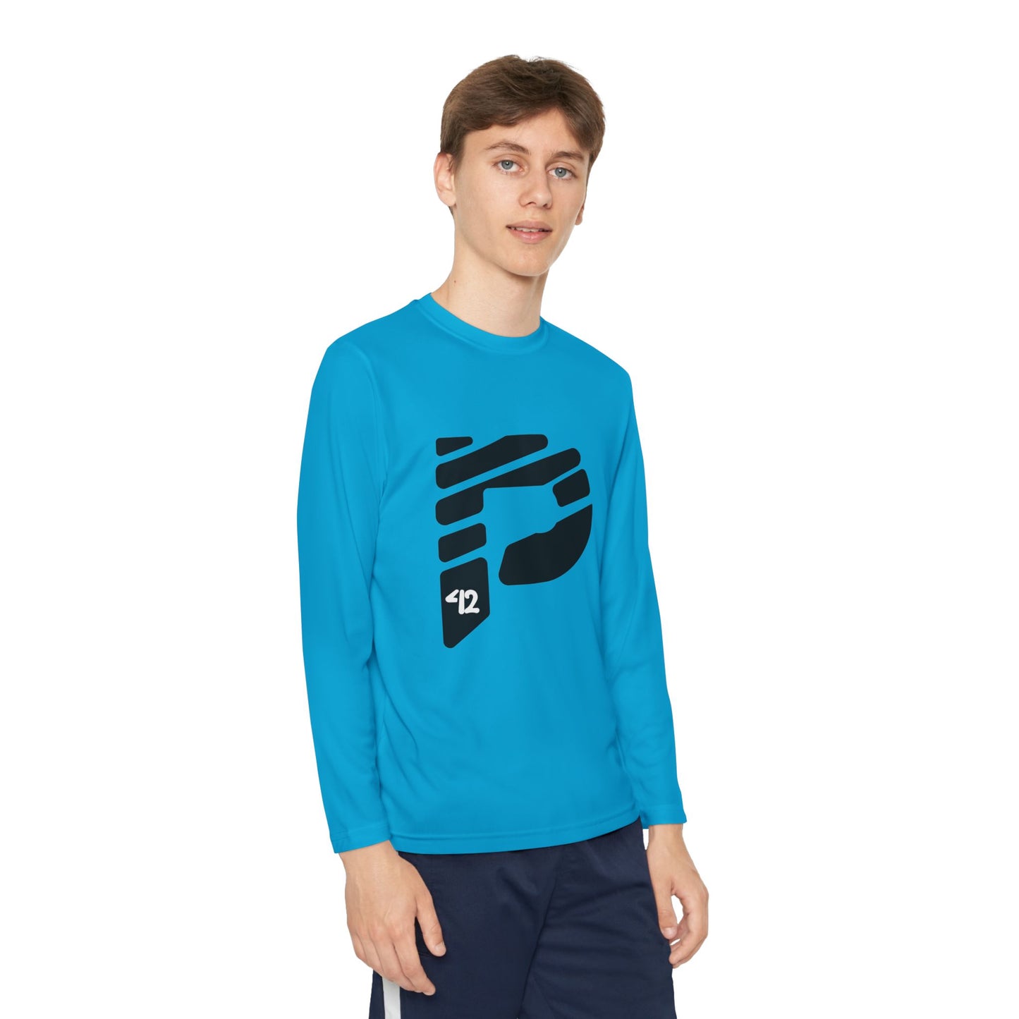 Youth Long Sleeve Color Rush Black Tee