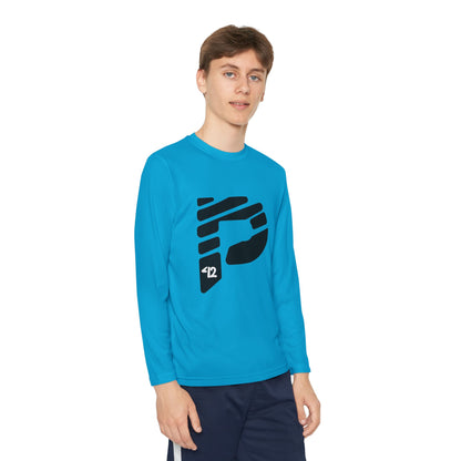 Youth Long Sleeve Color Rush Black Tee