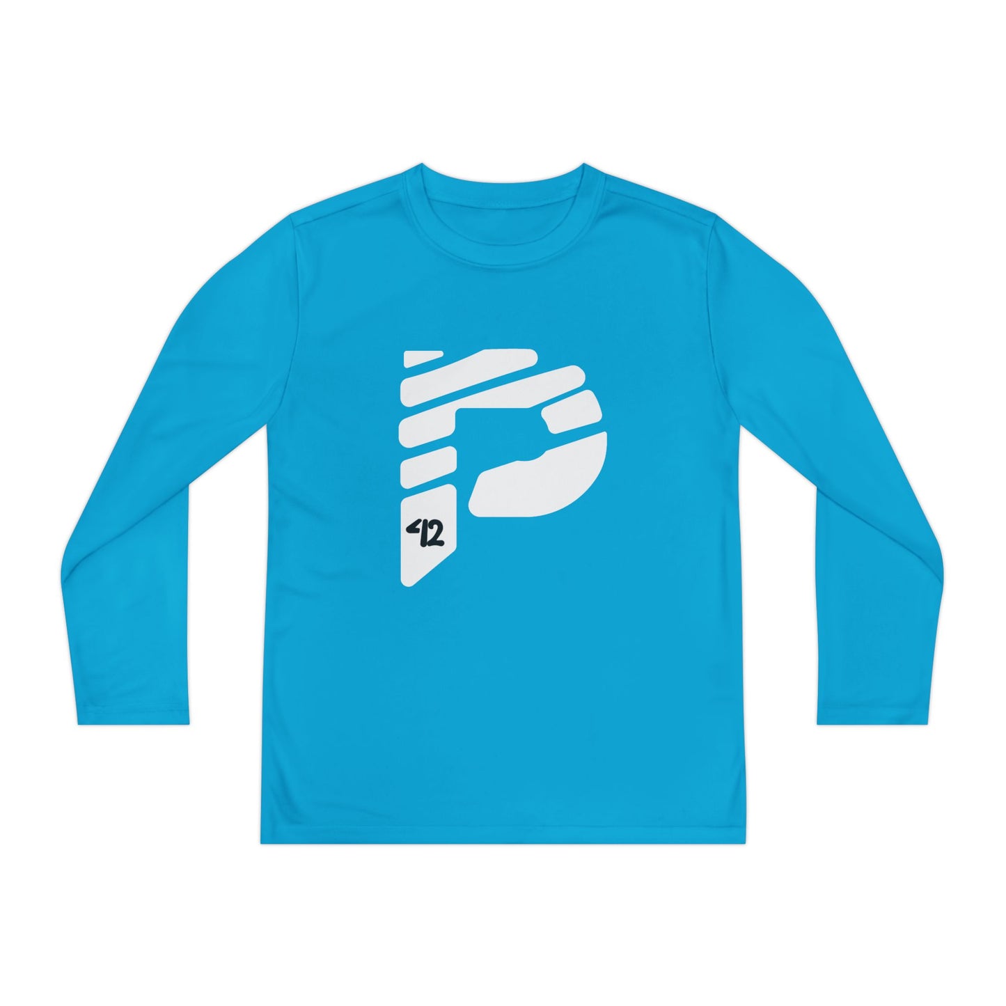 Youth Long Sleeve Color Rush White Tee