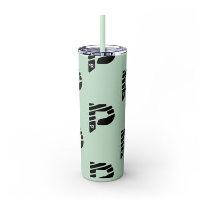 Color Rush Skinny Tumbler with Straw, 20oz