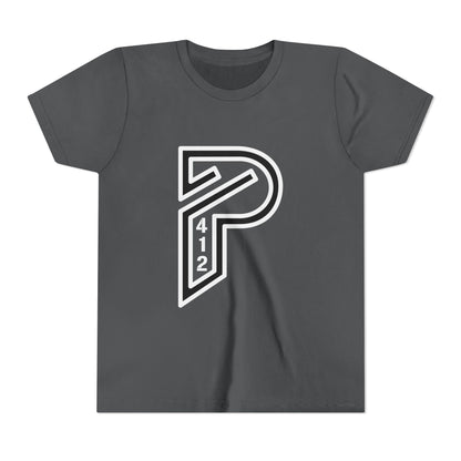 Youth Short Sleeve Bridges Color Rush White Tee