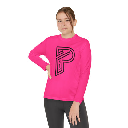 Youth Long Sleeve Bridges Color Rush Black Tee