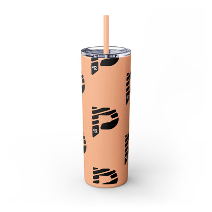 Color Rush Skinny Tumbler with Straw, 20oz