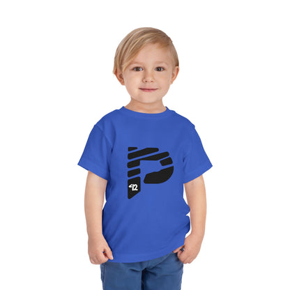 Toddler Short Sleeve Color Rush Black Tee
