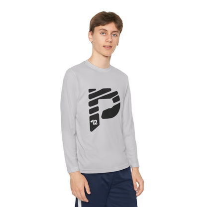 Youth Long Sleeve Color Rush Black Tee