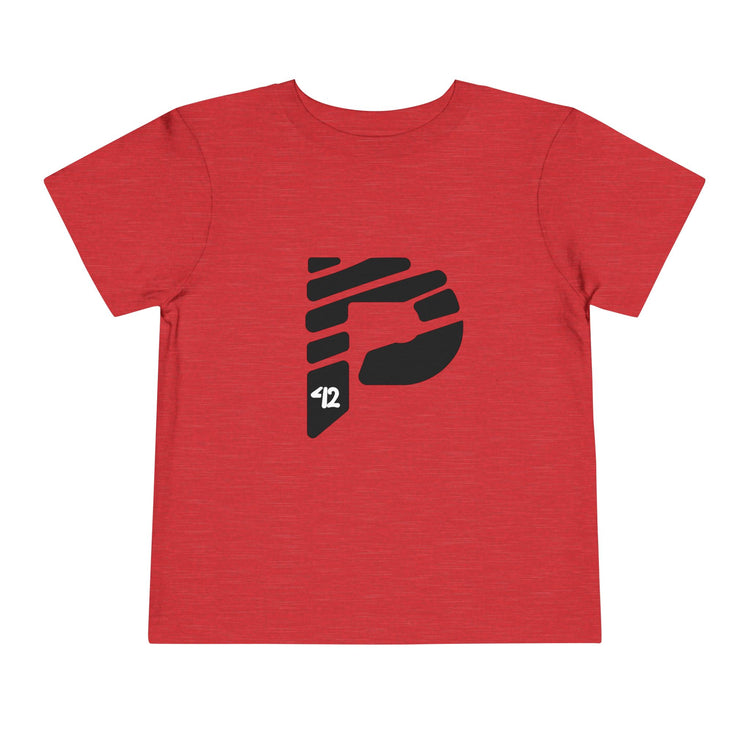 Toddler Short Sleeve Color Rush Black Tee