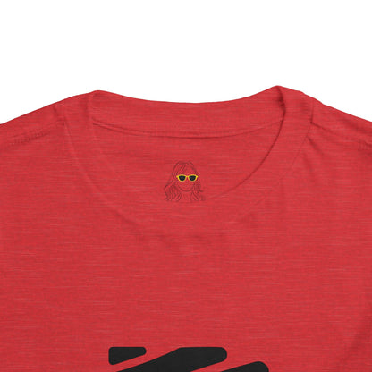 Toddler Short Sleeve Color Rush Black Tee