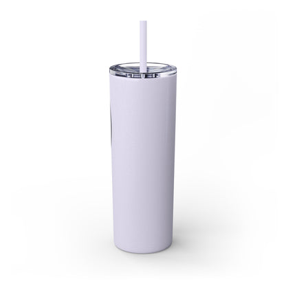 Bridges Skinny Tumbler with Straw, 20oz