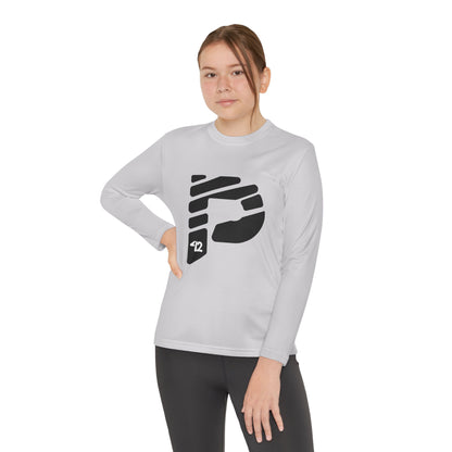 Youth Long Sleeve Color Rush Black Tee