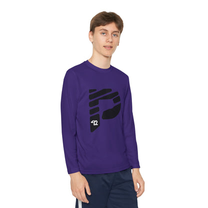 Youth Long Sleeve Color Rush Black Tee