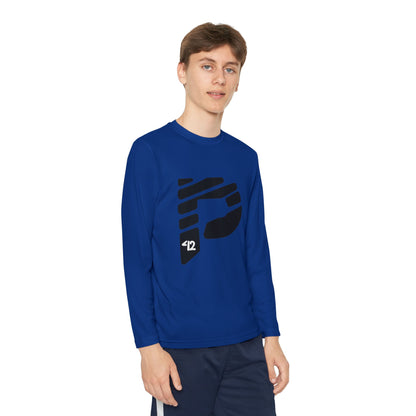Youth Long Sleeve Color Rush Black Tee