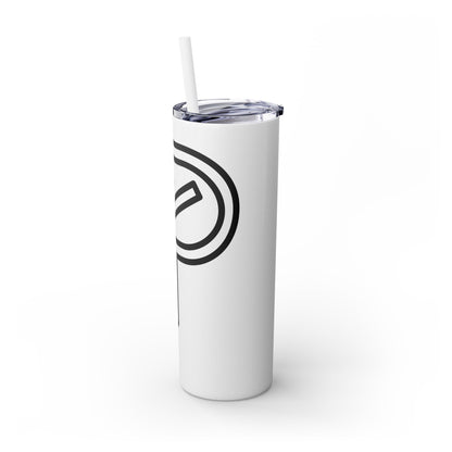 Bridges Skinny Tumbler with Straw, 20oz