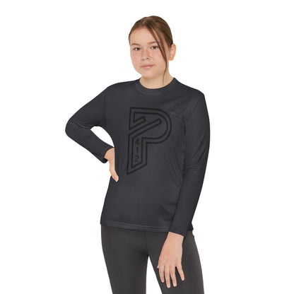 Youth Long Sleeve Bridges Color Rush Black Tee