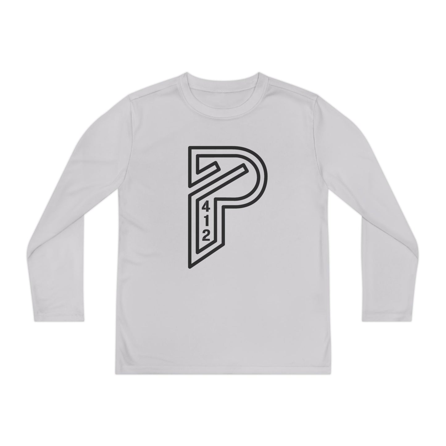 Youth Long Sleeve Bridges Color Rush Black Tee