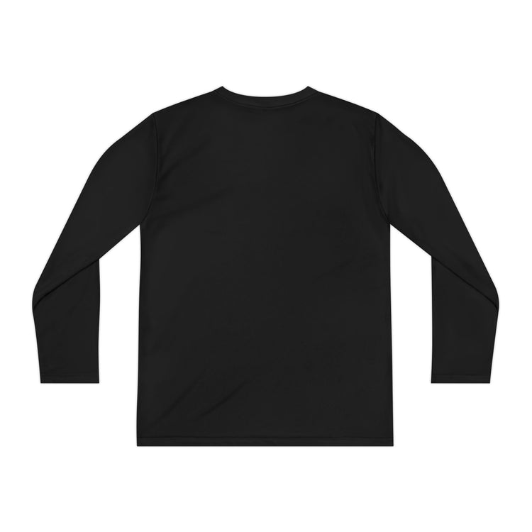 Youth Long Sleeve Bridges Color Rush White Tee