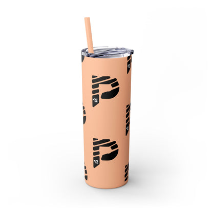 Color Rush Skinny Tumbler with Straw, 20oz