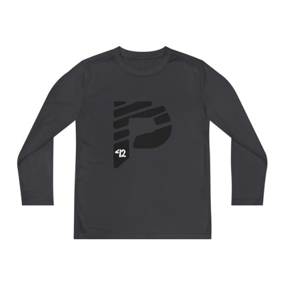 Youth Long Sleeve Color Rush Black Tee