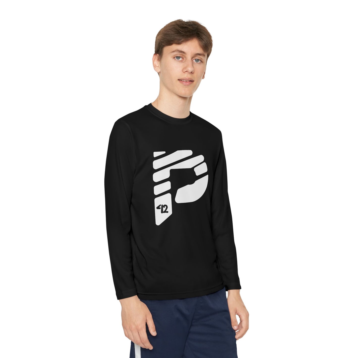 Youth Long Sleeve Color Rush White Tee