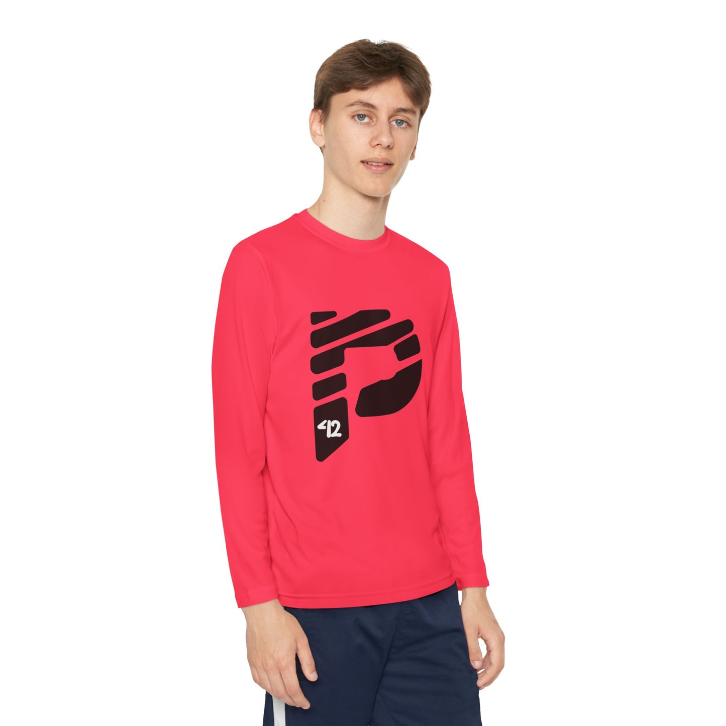 Youth Long Sleeve Color Rush Black Tee