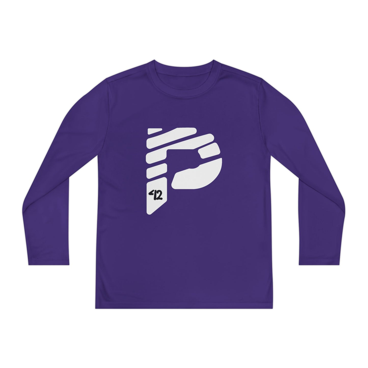 Youth Long Sleeve Color Rush White Tee
