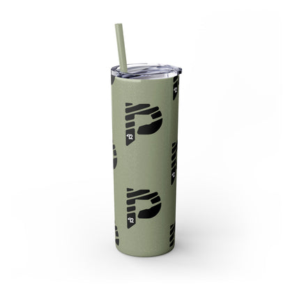 Color Rush Skinny Tumbler with Straw, 20oz