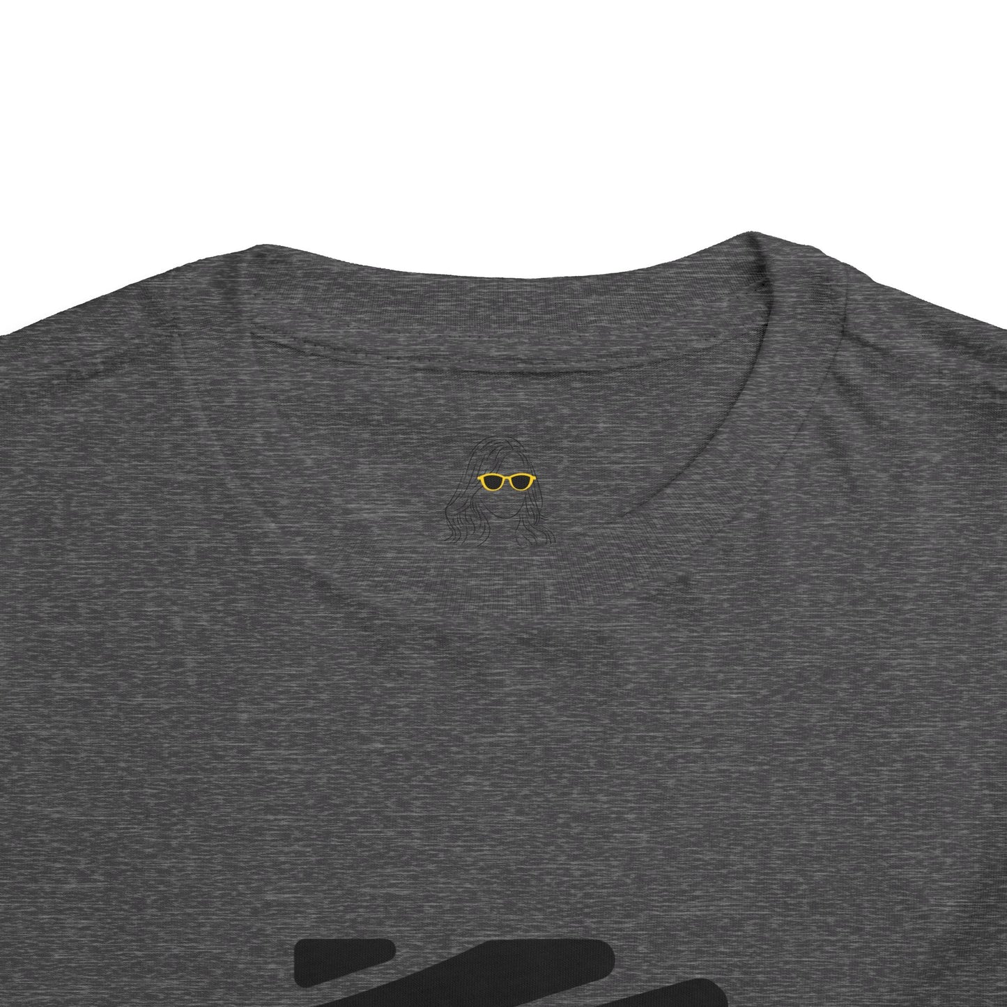 Toddler Short Sleeve Color Rush Black Tee