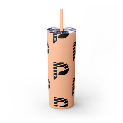 Color Rush Skinny Tumbler with Straw, 20oz