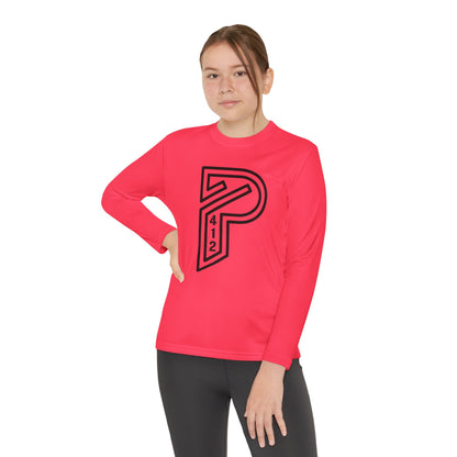 Youth Long Sleeve Bridges Color Rush Black Tee