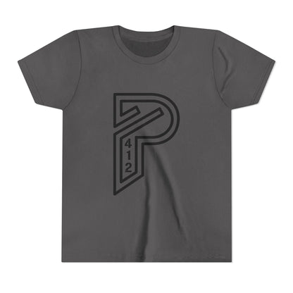 Youth Short Sleeve Bridges Color Rush Black Tee